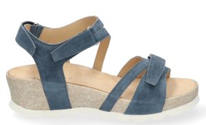 Durea - Wijdte H - 7421 - Blauw - Uitneembaar Voetbed