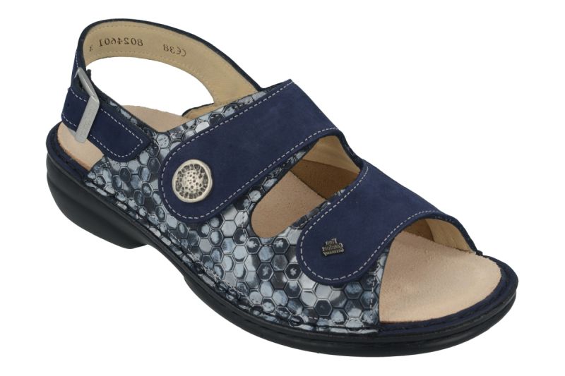 FinnComfort - ca K wijdte - Isera 5004 903079 - Blauw - Uitneembaar voetbed