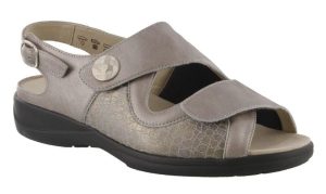 Solidus - Wijdte H - 73500 40169 - Taupe - Uitneembaar voetbed