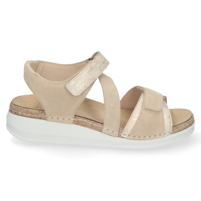 Durea - Wijdte K - 7431 2100 - Beige - Uitneembaar voetbed