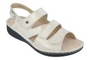Finn Comfort - ca wijdte K - Praia - 2643  - Marmer wit - Uitneembaar voetbed