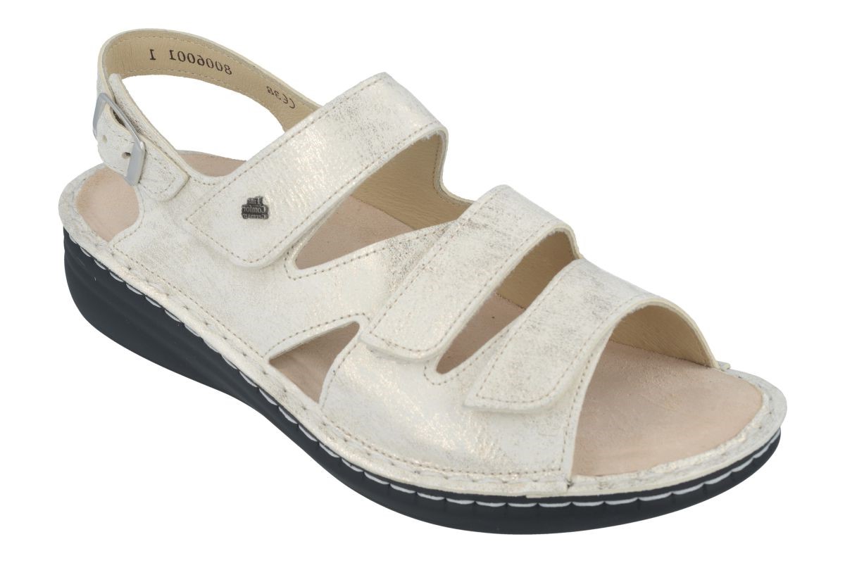 Finn Comfort - ca wijdte K - Praia - 2643 - Marmer wit - Uitneembaar voetbed