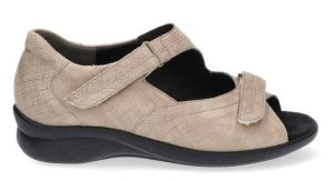 Durea - Wijdte G - 7395 9527 - Taupe - Uitneembaar voetbed
