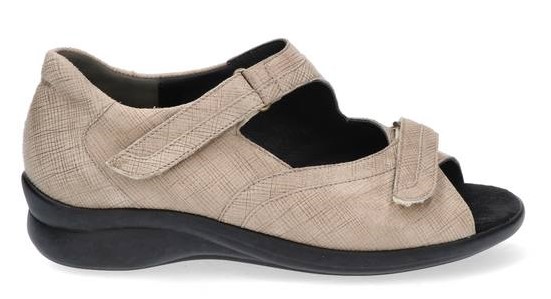 Durea - Wijdte G - 7395 9527 - Taupe - Uitneembaar voetbed