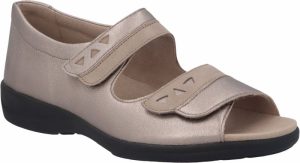 Solidus - Wijdte H - 73081 - Taupe - Uitneembaar voetbed