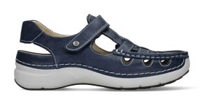Wolky - Rolling Sun - 07204 35800 - Blauw - Uitneembaar voetbed