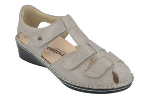 FinnComfort - ca  G 1/2 wijdte - Funen 2666 82508 - Taupe - Uitneembaar voetbed.