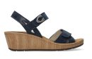 Wolky - 03552 - Blauw - Uitneembaar voetbed
