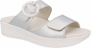 Solidus - Wijdte G - Zilver - 48030 - Uitneembaar voetbed