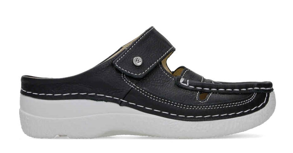 Wolky - Roll Slipper - 0623420 70 - Zwart - Uitneembaar voetbed