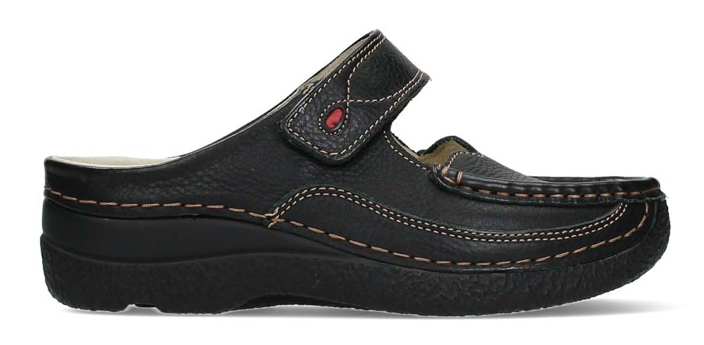 Wolky - Roll Slipper 6227 - Zwart - Uitneembaar voetbed
