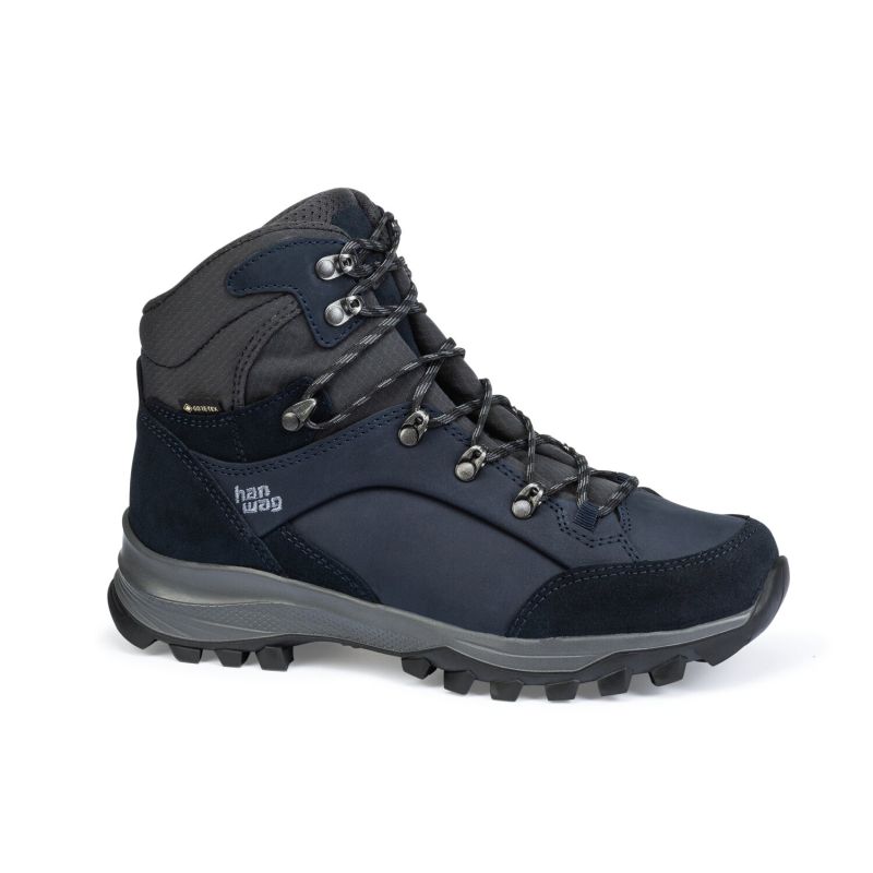 Hanwag - smal - Banks Lady GTX - 20301 7064 - Blauw - Uitneembaar voetbed