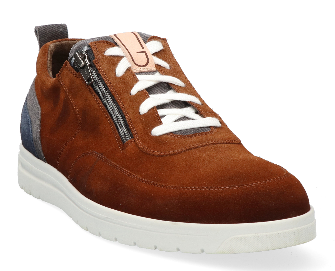 Gijs Go - Wijdte H - 2079 205 - Cognac - Uitneembaar voetbed