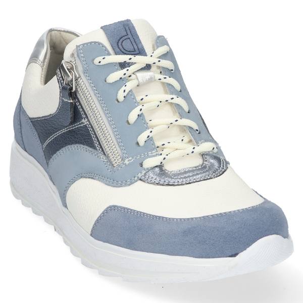 Durea - Wijdte E - 6279 1490 - Blauw - Stretch - Uitneembaar voetbed