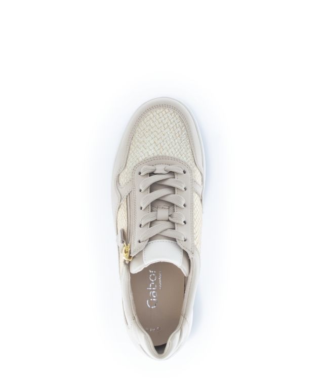 Gabor - Wijdte K - 86.408 - Beige - Uitneembaar voetbed