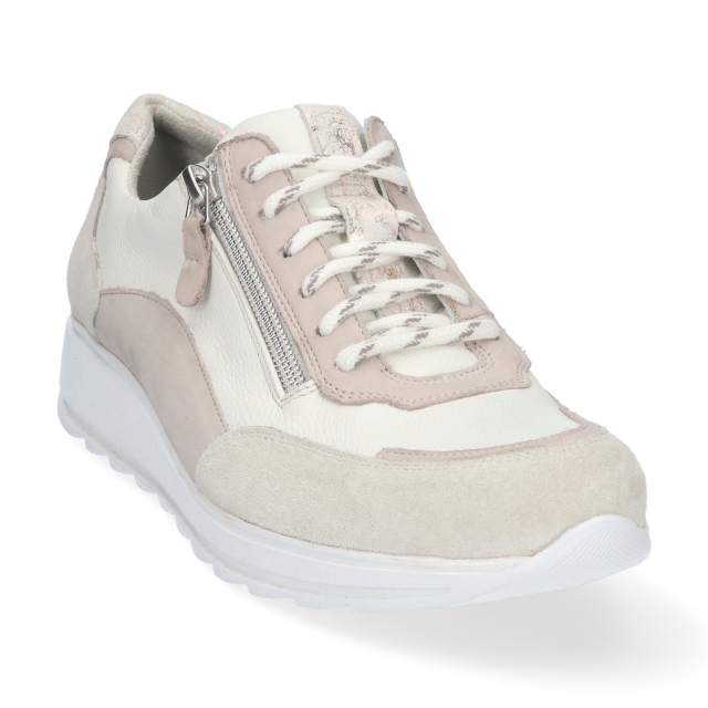 Durea - Wijdte E - Off White - 6263 - Uitneembaar Voetbed