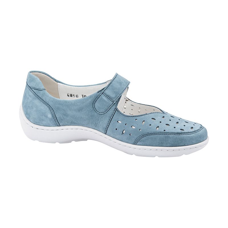 Waldlaufer - Wijdte H - 496325 191 263 - Jeans - Uitneembaar voetbed