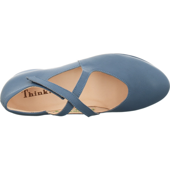 Think - 000564 8020 - Jeansblauw - Uitneembaar voetbed