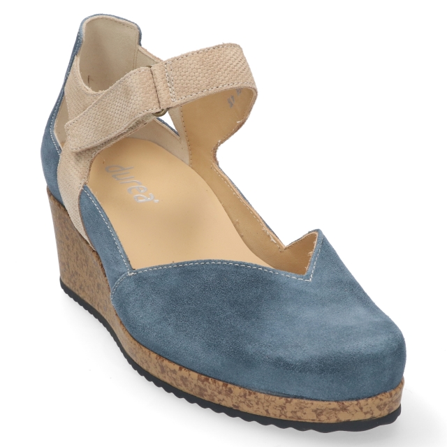 Durea - Wijdte H - 5752 0985 - Blauw - Uitneembaar voetbed