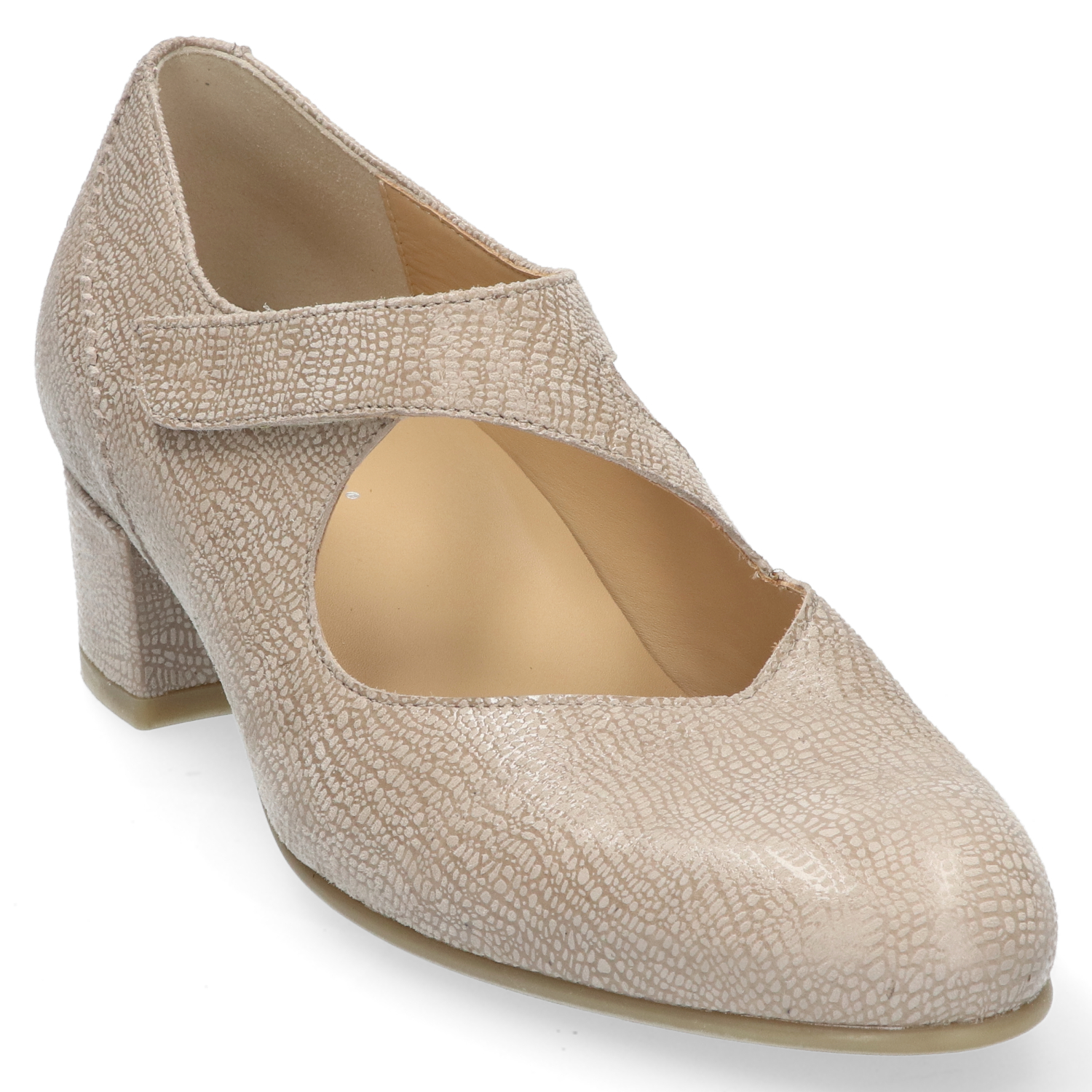 Durea - Wijdte H - Taupe - 5755 - Uitneembaar Voetbed