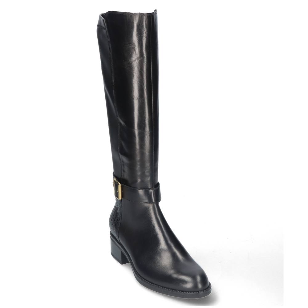 Durea - Wijdte E - 9805 1312 - Zwart - Schacht ca 36 cm - Uitneembaar voetbed