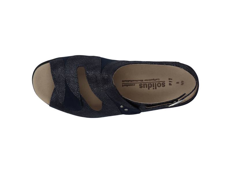 Solidus - Wijdte H - 73104 80689 - Blauw - Uitneembaar voetbed