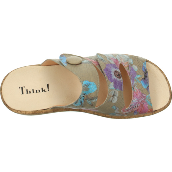 Think - 000959 9010 - Taupe - Uitneembaar voetbed