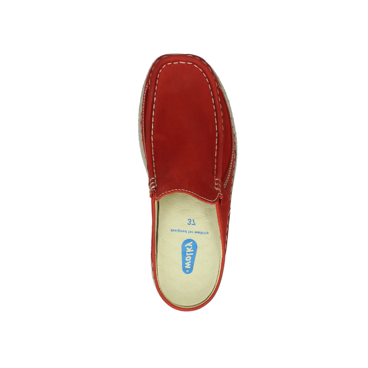 Wolky - Roll slide - 06202 - Rood - Uitneembaar voetbed