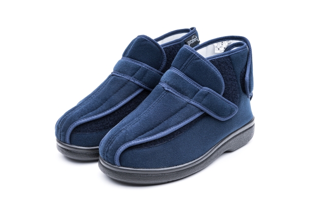 Promed - Verbandschoen - Sani Cabrio DXL - Blauw - Uitneembaar voetbed