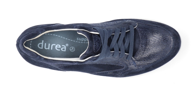 Durea City Walker- -Wijdte K - 6148 - Blauw - Uitneembaar voetbed