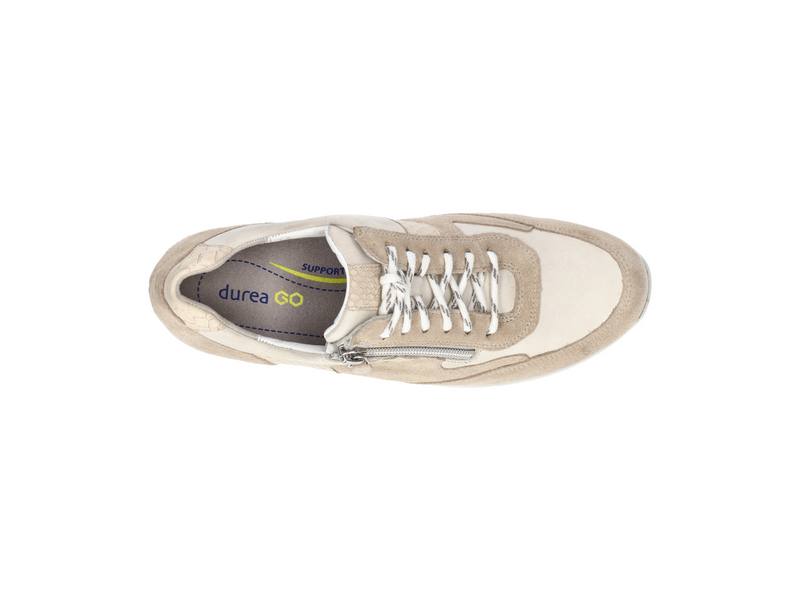 Durea Go - Wijdte E - 6260 180 - Beige - Uitneembaar voetbed