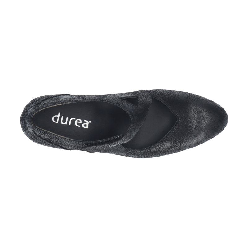 Durea - Wijdte K - 5755 1148 - Zwart - Uitneembaar voetbed