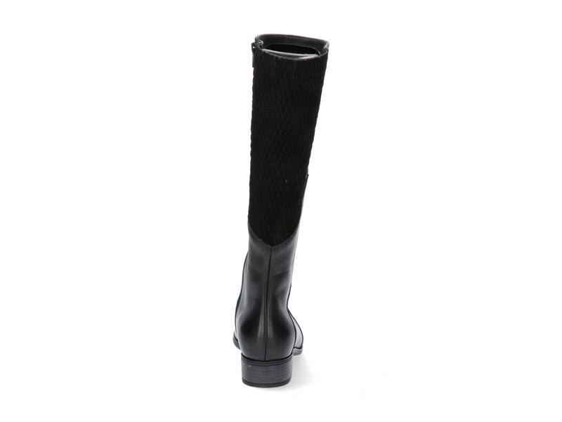 Durea - Wijdte K - 9643 Zwart - Uitneembaar voetbed - Schacht ca 41 cm