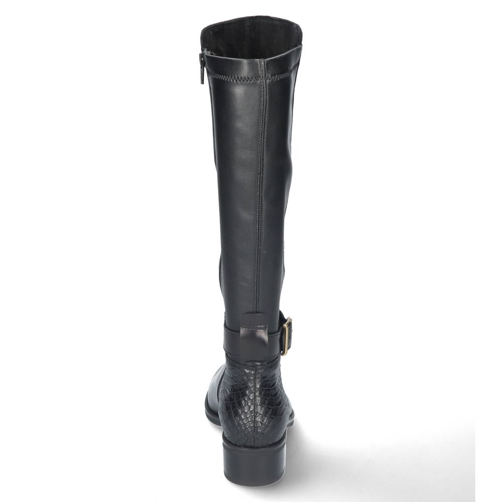 Durea - Wijdte E - 9805 1312 - Zwart - Schacht ca 36 cm - Uitneembaar voetbed