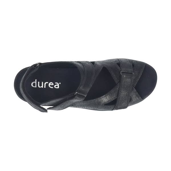 Durea - Wijdte K - 7258 1405 - Zwart - Uitneembaar voetbed