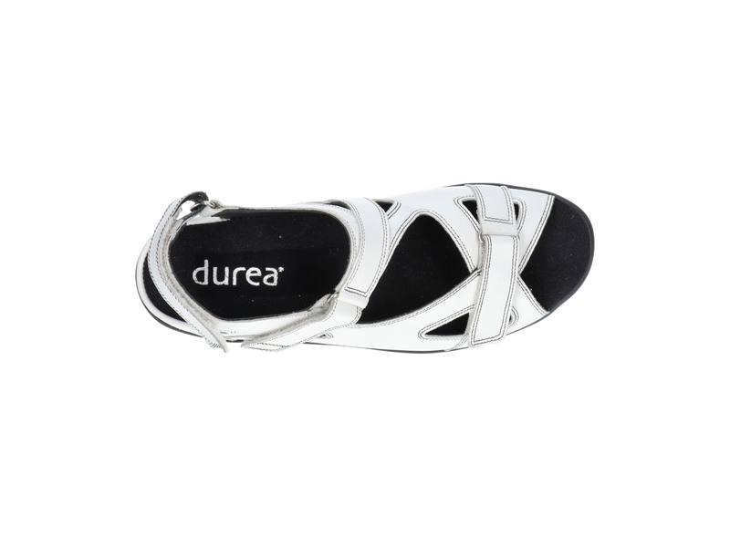 Durea - Wijdte E - 7258 - Wit - Uitneembaar voetbed