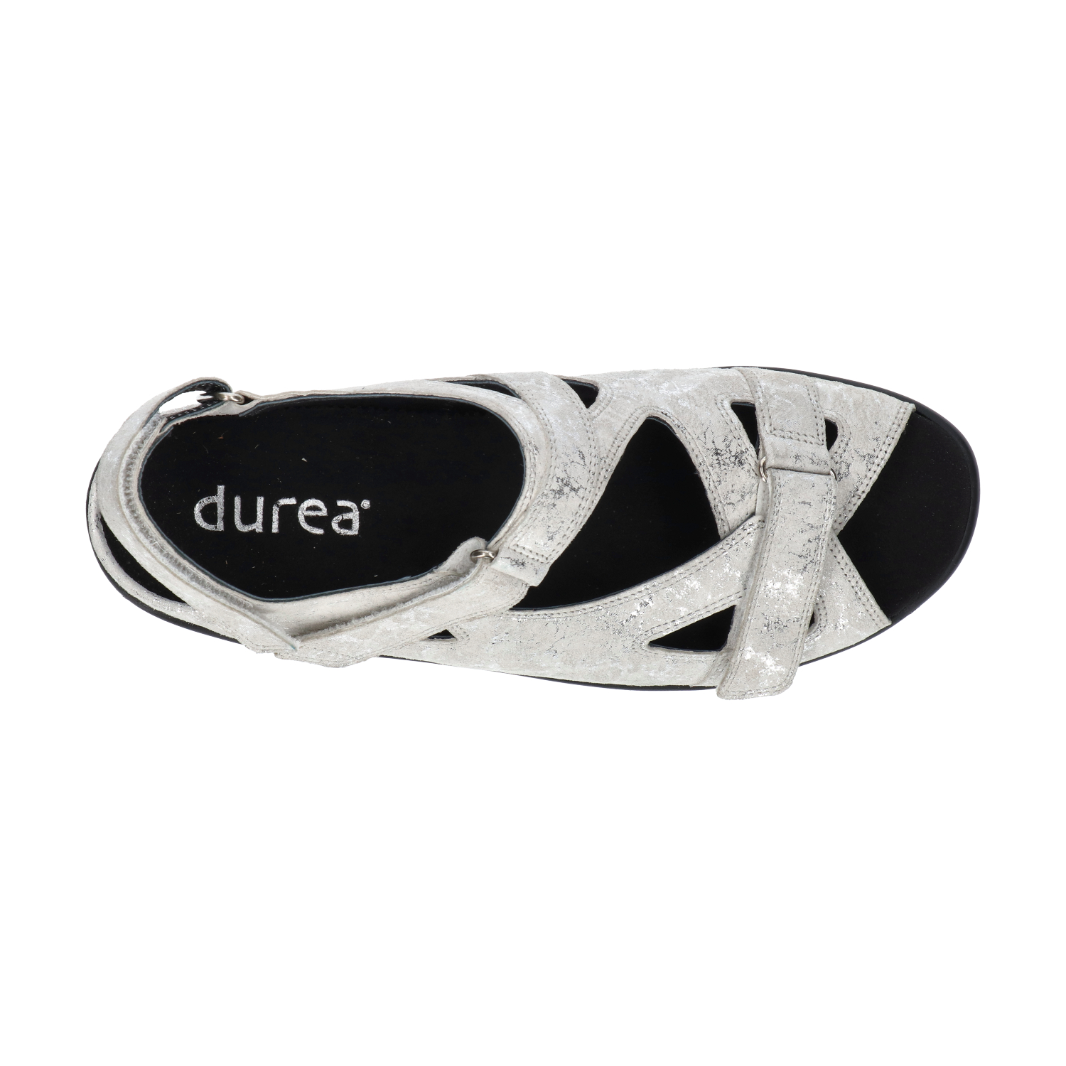 Durea - wijdte E - 7376 0190 - Wit - Uitneembaar voetbed