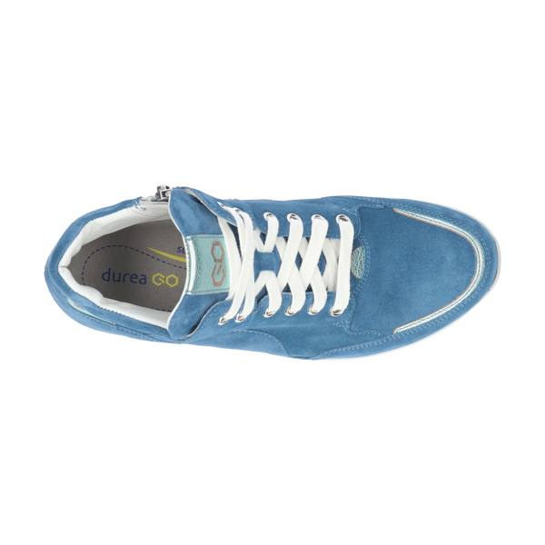 Durea Go - Wijdte H - 9735 1519 - Jeans - Uitneembaar voetbed