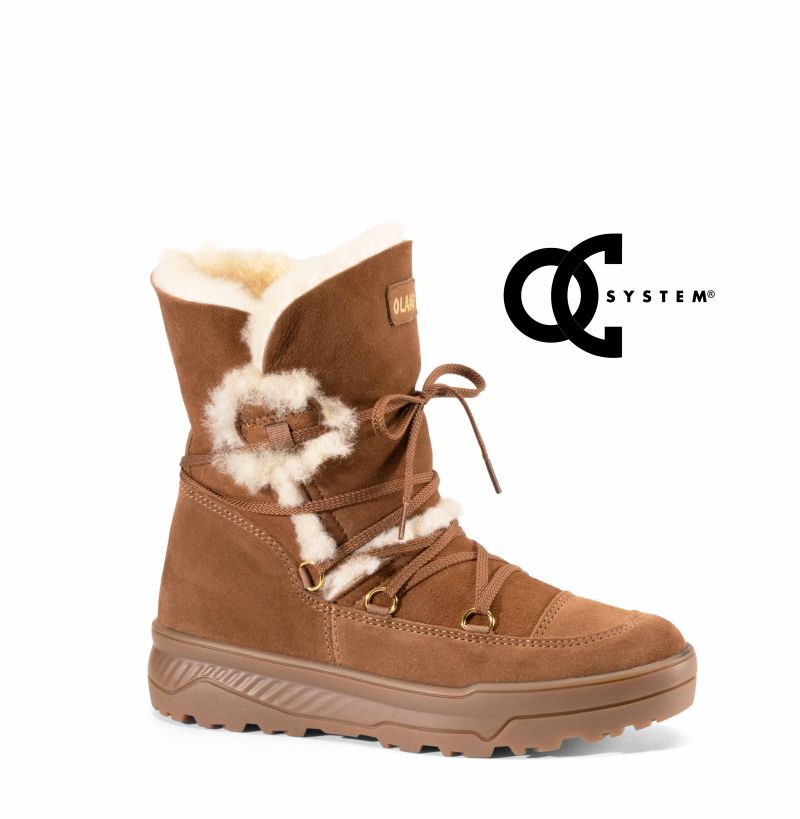 Olang - Tanya OC 85 - Cognac - Uitneembaar voetbed