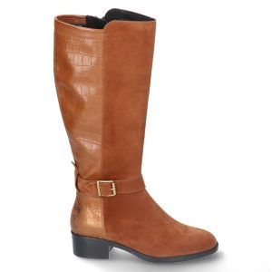 Durea - Wijdte E - 9805 1315 - Cognac - Uitneembaar voetbed - S Schacht