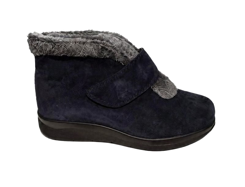 Stuppy - Wijdte K - 1927 005 009 - Blauw - Uitneembaar voetbed