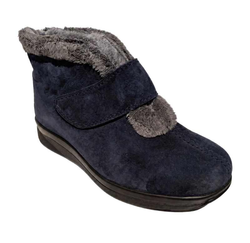 Stuppy - Wijdte K - 1927 005 009 - Blauw - Uitneembaar voetbed